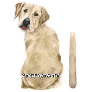 Wagingdrager Geel Laboratorium Dog Car Decal Stick