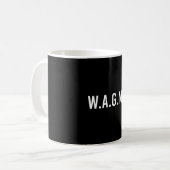 WAGMI - We gaan het allemaal halen Koffiemok (Voorkant links)