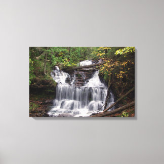 Wagner Falls canvasprint Canvas Afdruk