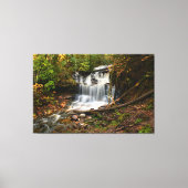 Wagner Falls in Autumn Canvas Afdruk (Voorkant)