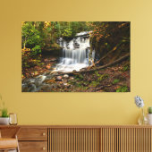 Wagner Falls in de herfst Canvas Afdruk (Insitu (Woonkamer))