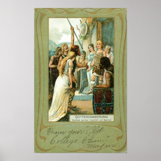 Wagner, Gotterdammerung 1907  Poster (Voorkant)