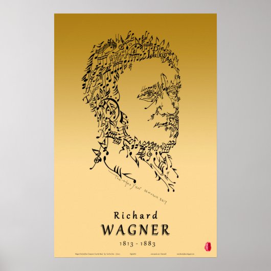 Wagner: Naar de muziek kijken Poster (Voorkant)