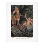 Wagner Opera Gotterdammerung  stijl Foto Afdruk (Voorkant)