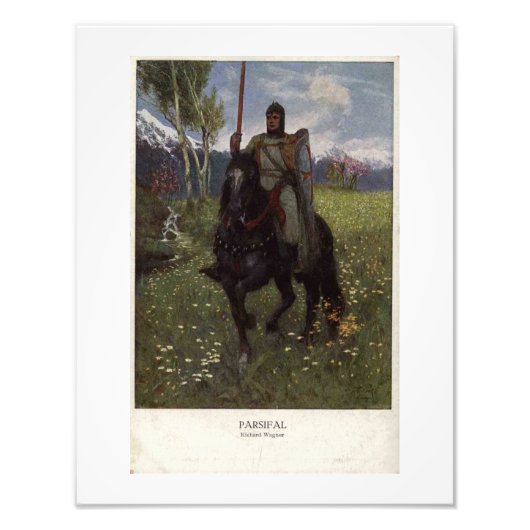Wagner Opera Parsifal  stijl Foto Afdruk (Voorkant)
