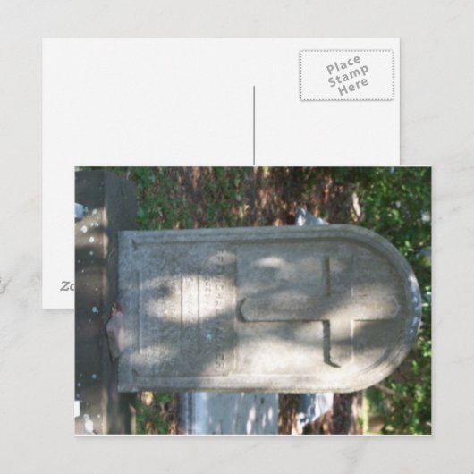 Wagner Tombstone Briefkaart (Voorkant / Achterkant)