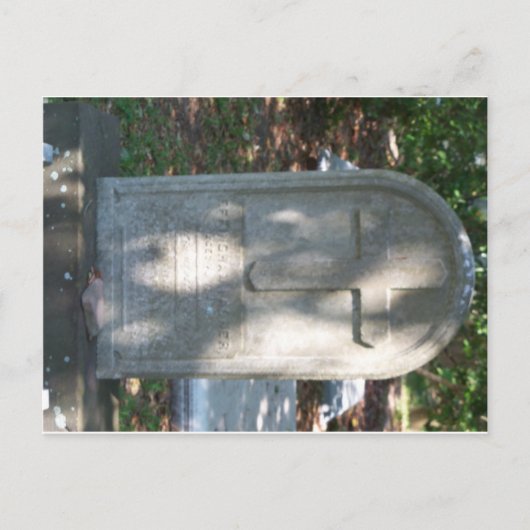 Wagner Tombstone Briefkaart (Voorkant)