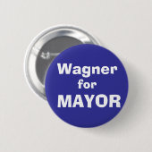 Wagner, voor, MAYOR Ronde Button 5,7 Cm (Voorkant /achterkant)
