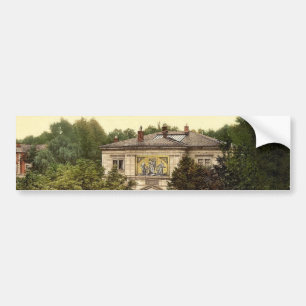 Wagners huis, Bayreuth, Beieren, Duitsland klassie Bumpersticker