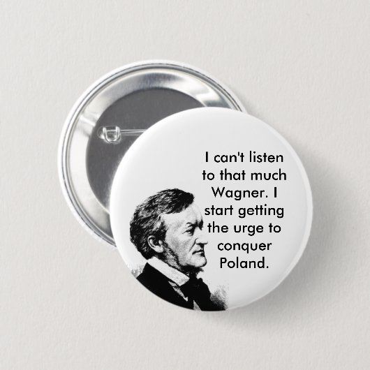 Wagner's Plan Ronde Button 5,7 Cm (Voorkant /achterkant)