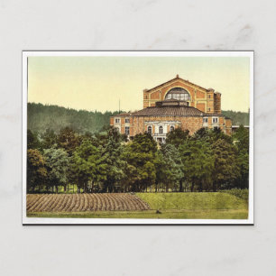 Wagner's theater (Festspielhaus), Bayreuth, B Briefkaart