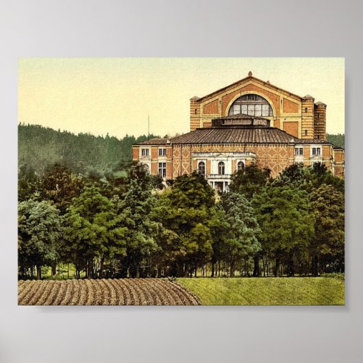 Wagner's theater (Festspielhaus), Bayreuth, B Poster (Voorkant)