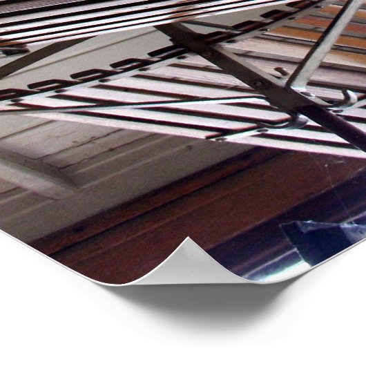 Wagon Ceiling met Luggage Rack Le Mastrou Poster (Hoek)