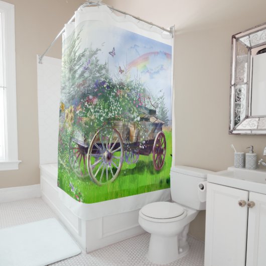 Wagon Douchegordijn (In situ)