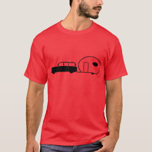 Wagon- en RV-aanhangwagen voor station T-shirt