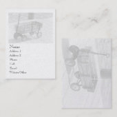  wagon groot profiel visitekaartje (Voorkant / Achterkant)