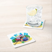 Wagon Kunst voor boek LEZEN Kartonnen Onderzetters (Insitu)