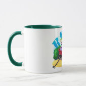 Wagon Kunst voor boek LEZEN Mok (Links)