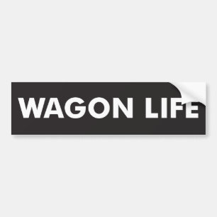 Wagon Life Bumpersticker