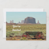  Wagon Monument Valley Foto Birthday Kaart (Voorkant)