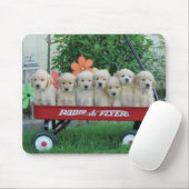 Wagon Pups Mousepad Muismat (Met muis)