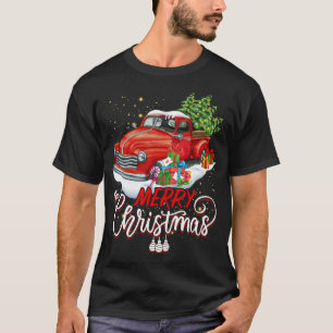 Wagon Red Truck - kerstboom Pajama Fami T-shirt