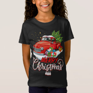 Wagon Red Truck - kerstboom Pajama Fami T-shirt