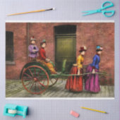 Wagon - Rondhangen 1897 Tissuepapier (Craft)