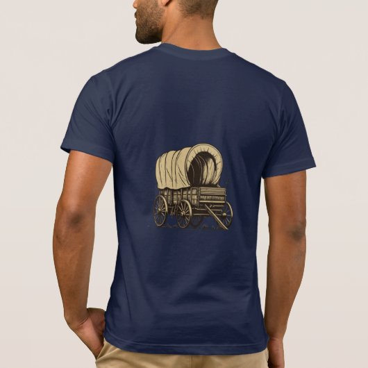 Wagon Silhouet T-shirt (Achterkant)