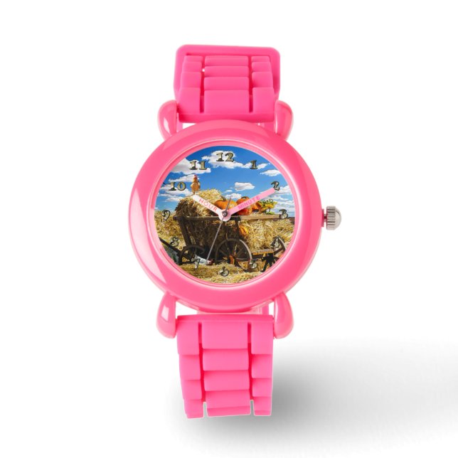 Wagon Thanksgiving in het veld Horloge (Voorkant)