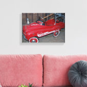 Wagon voor kersttentransporten met Speelgoed Canvas Afdruk (Insitu (Woonkamer))