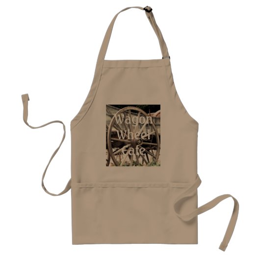 Wagon Wheel Cafe Apron Standaard Schort (Voorkant)