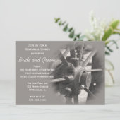 Wagon Wheel Country Rehearings Dinner Invitation Kaart (Staand voorkant)