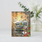 Wagon Wheel Cowboy Boots Garland Briefkaart (Staand voorkant)