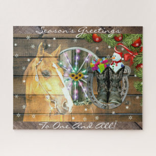 Wagon Wheel Cowboy Boots Garland Legpuzzel