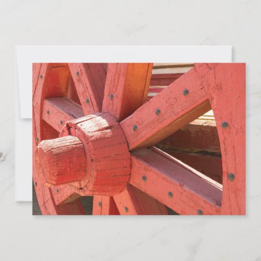 Wagon Wheel Detail Kaart (Voorkant)