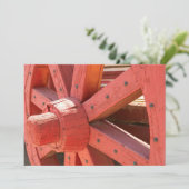 Wagon Wheel Detail Kaart (Staand voorkant)