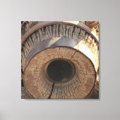 Wagon Wheel Rustieke Foto Canvas Afdruk (Voorkant)