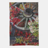 Wagon Wiel 1 Keukenhanddoek (Verticaal)