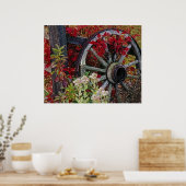 Wagon Wiel Afdruk Poster (Keuken)