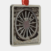 Wagon Wiel Metalen Ornament (Rechts)