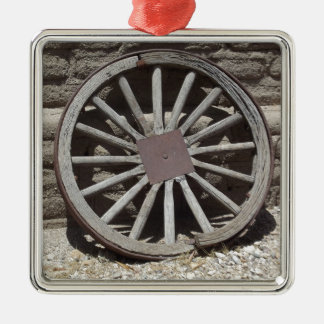Wagon Wiel Metalen Ornament