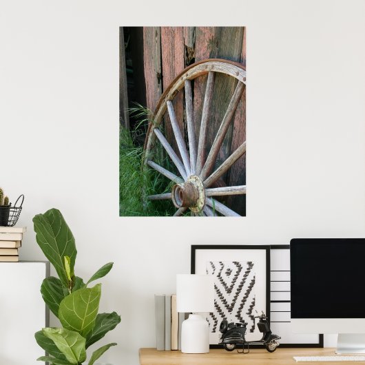 Wagon Wiel Poster (Thuiskantoor)