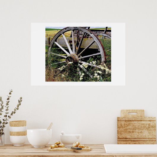 Wagon Wiel Poster (Keuken)