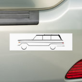 Wagoneer Bumpersticker (Op auto)