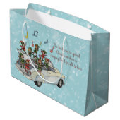 Wagonlading zingende elfen groot cadeauzakje (Achterkant Gekanteld)