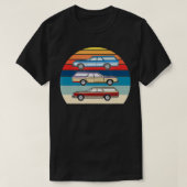 Wagons Retro-station T-shirt (Design voorkant)