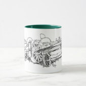 Wagons Tekening Mok (Midden)