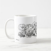 Wagons Tekening Mok (Links)