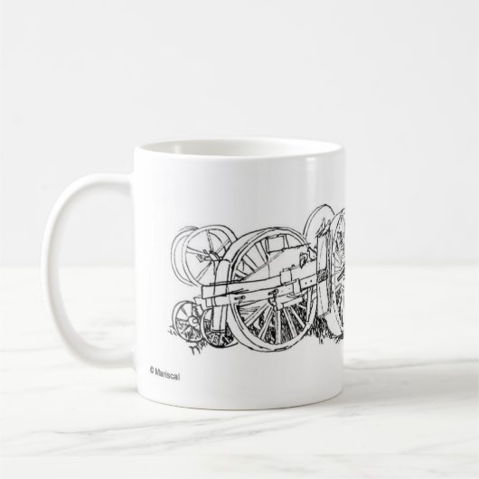 Wagons Tekening Mok (Links)